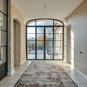 Beigeman European Aluminum Swing French Style Glass Casement Door