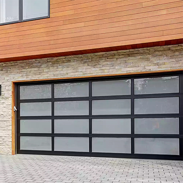 Affordable contemporary aluminum glass garage doors