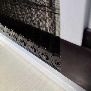Trackless Plisse Mosquito Folding Insect Screen Door