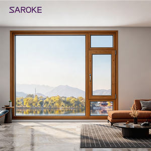 Tilt and Turn Aluminum Clad Wood Casement Windows