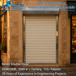 Thickened Durable Security Anti-theft Automatic Roll up Garage Doors Storefront Shop Aluminum Roller Shutter Door