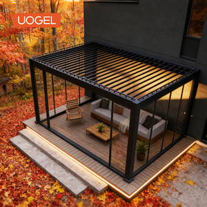 Aluminum Arches with Sliding Glass Doors