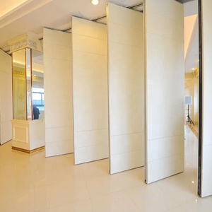 Hotel Activity Partition Wall Banquet Hall Hanging Rail Moving Folding Door