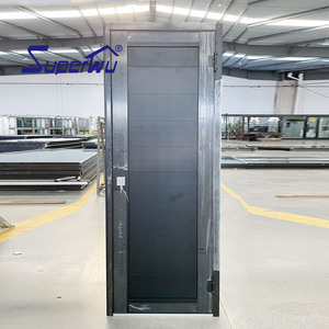 Superhouse NFRC/FPA Hurricane Proof Impact Rated Aluminum Swing Door