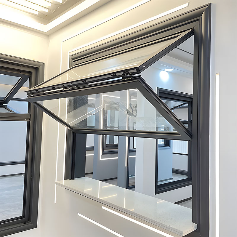 Vertical Fold Up Porch Glass Window