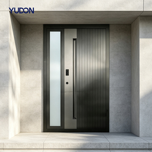 Luxury Aluminum Glass Main Entrance Door